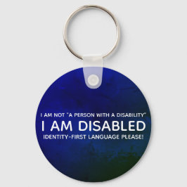 Nyckelkedja för första funktionsnedsättning för id nyckelring