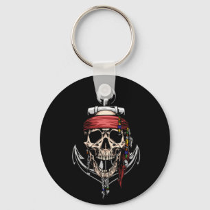 Nyckelkedja för Frakten Pirat Skull Ghost Raider Nyckelring