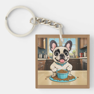 Nyckelkedja för fransk Bulldog