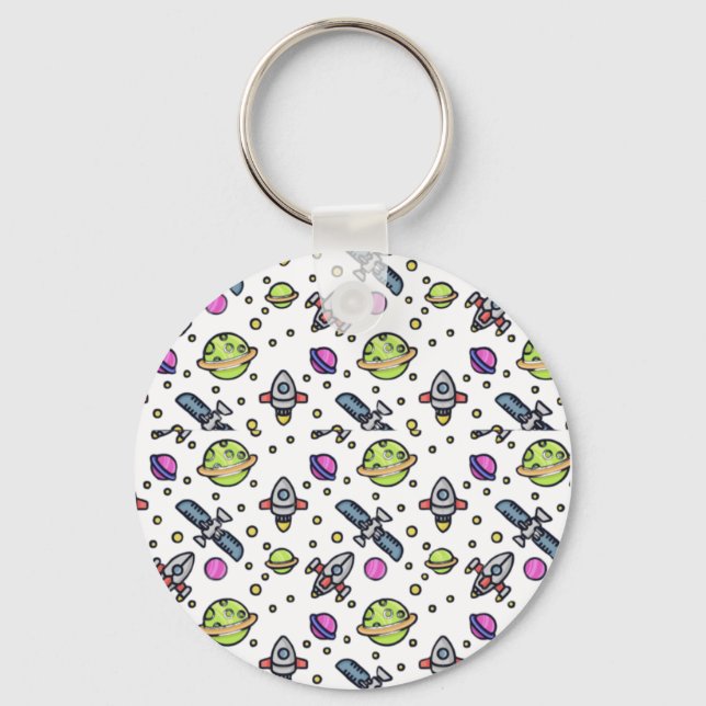 Nyckelkedja för Galaxy mönster-design Nyckelring (Framsida)