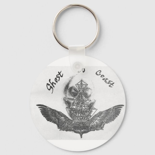 Nyckelkedja för Ghost till Kusten Ghost frakt Nyckelring (Framsida)