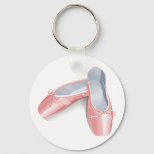 Nyckelkedja för Girls Ballet Shoes Nyckelring