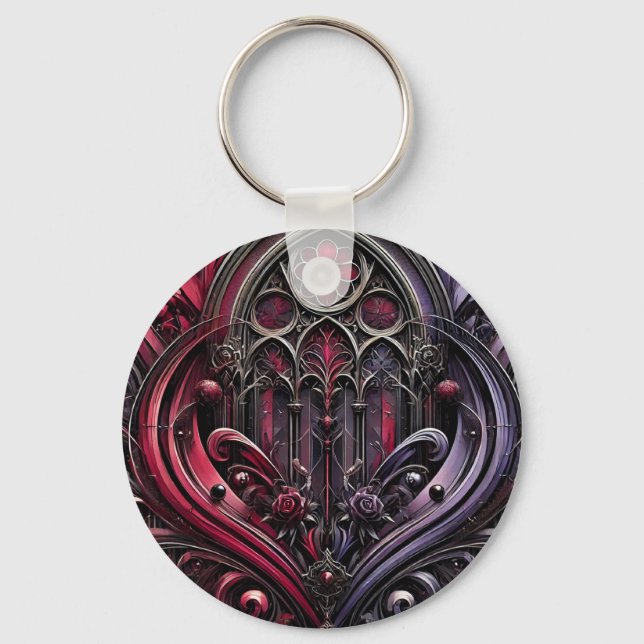 Nyckelkedja för gotiska Ro-artiklar - ett fet till Nyckelring (Framsida)