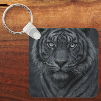 nyckelkedja för grått-tiger nyckelring
