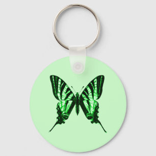 Nyckelkedja för grönt Butterfly Nyckelring