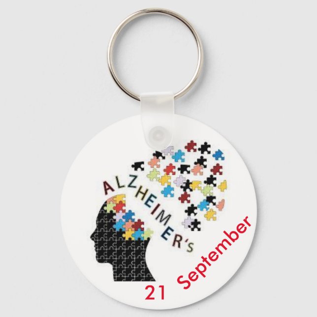 Nyckelkedja för grundknapp nyckelring (Framsida)