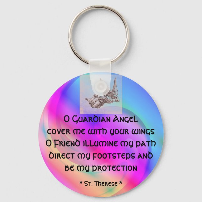 Nyckelkedja för Guardian Angel Nyckelring (Framsida)