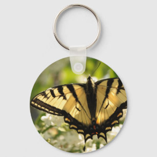 Nyckelkedja för gult Butterfly Nyckelring