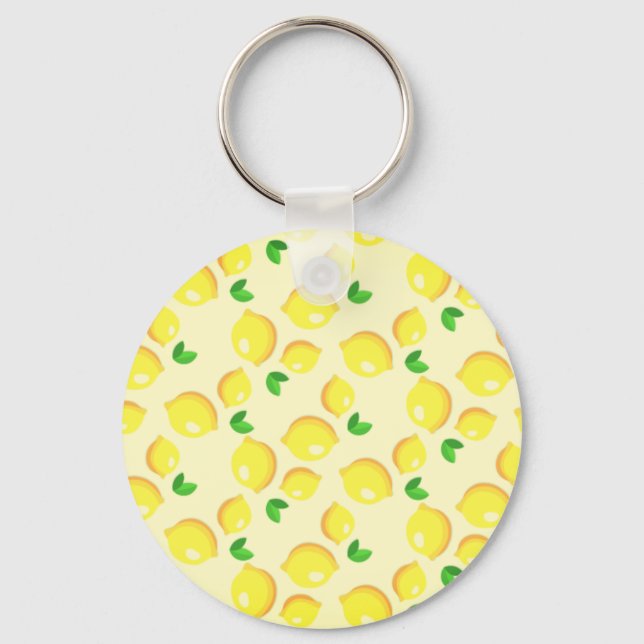 Nyckelkedja för gult Lemons Nyckelring (Framsida)