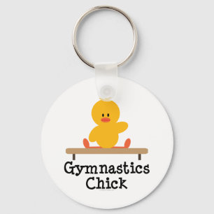 Nyckelkedja för Gymnastics-Chick Nyckelring