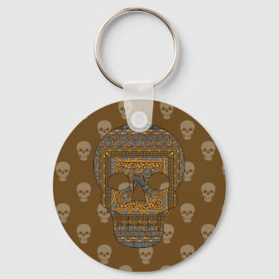 Nyckelkedja för Halloween Skull Nyckelring