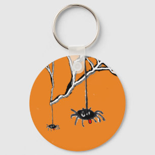 Nyckelkedja för Halloween Spiders-Tecknad Nyckelring