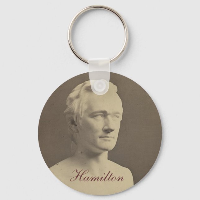 Nyckelkedja för Hamilton Bust Nyckelring (Framsida)