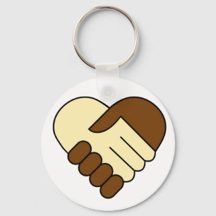 Nyckelkedja för "Heart handskakning" Nyckelring