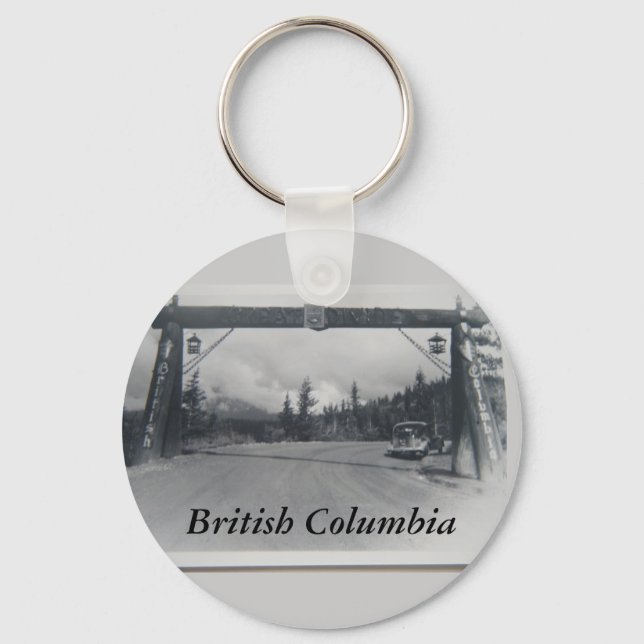 Nyckelkedja för historiskt British Columbia Nyckelring (Framsida)