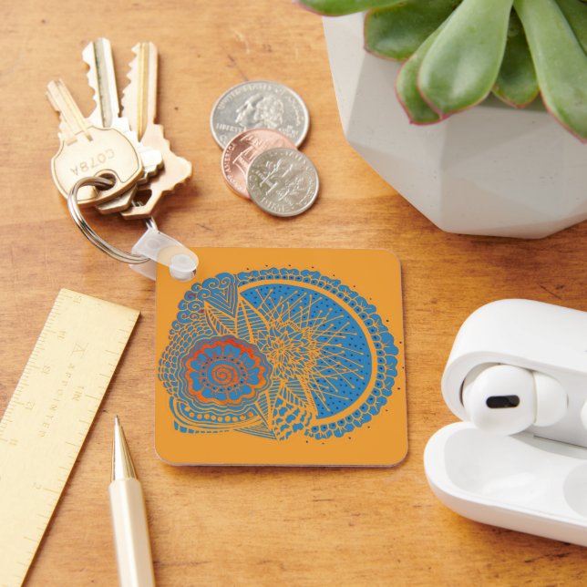 Nyckelkedja för hjärnskålen nyckelring (Skrivbord)