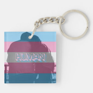 Nyckelkedja för humant Pride