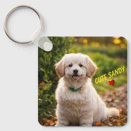 Nyckelkedja för Hund av valp Nyckelring