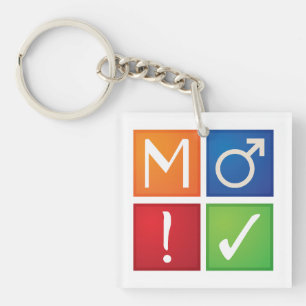 Nyckelkedja för ikon för ao3-märke