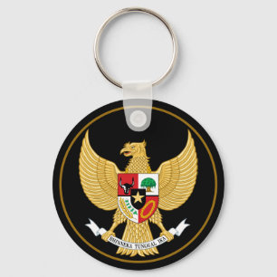 nyckelkedja för indonesisk emblem nyckelring