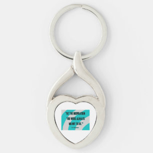 Nyckelkedja för inspiration Heart Metall