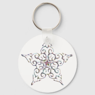 Nyckelkedja för Iridescent Star Nyckelring