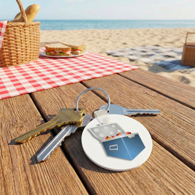 Nyckelkedja för isfärgskyler nyckelring (Skapare uppladdad)