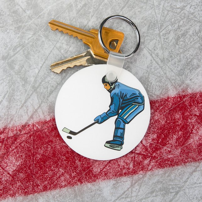 Nyckelkedja för ishockey-tid nyckelring (Skapare uppladdad)
