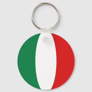 Nyckelkedja för italien Fisheye-Flagga Nyckelring