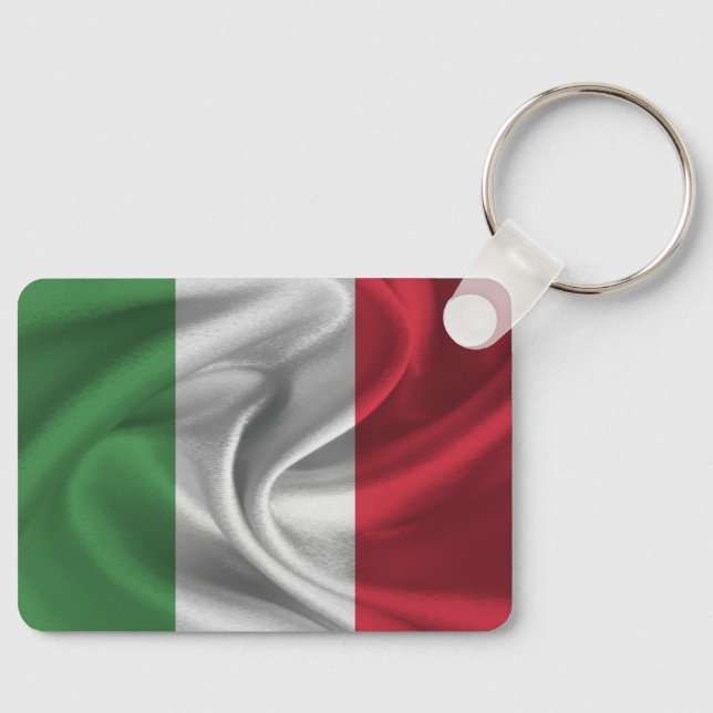 Nyckelkedja för italien-Flagga Nyckelring (Framsida)