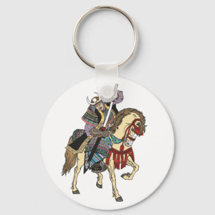Nyckelkedja för japansk samurai horseman nyckelring