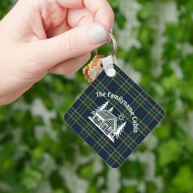 Nyckelkedja för kabinfamiljen Metall i anpassnings Nyckelring (Hand)