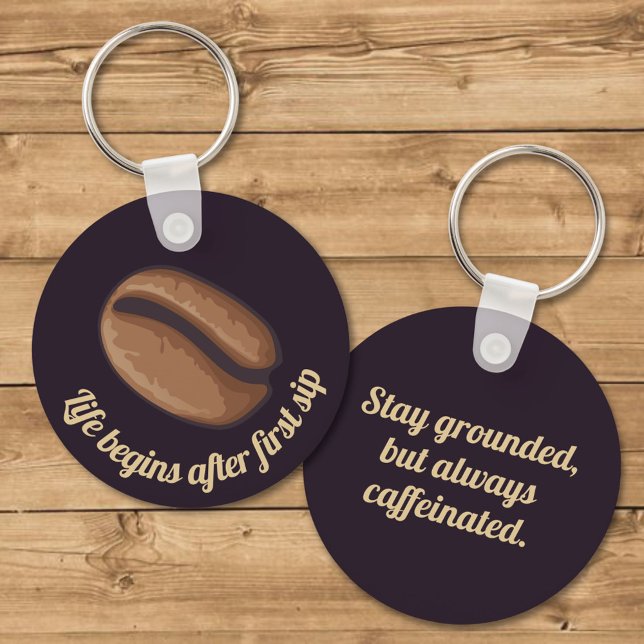 Nyckelkedja för kaffebönikon nyckelring (Skapare uppladdad)