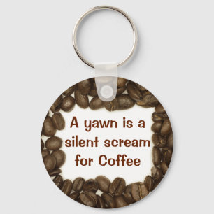 Nyckelkedja för kaffebönor nyckelring