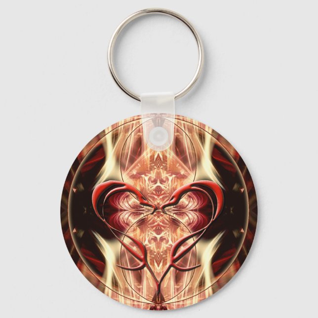 Nyckelkedja för kärlek-servrar nyckelring (Framsida)