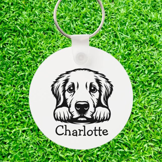 Nyckelkedja för Klubb av arbetskatalog för Anpassn Nyckelring (Celebrate your love for Labradors with a personalized Labrador Custom Club Theme keychain)