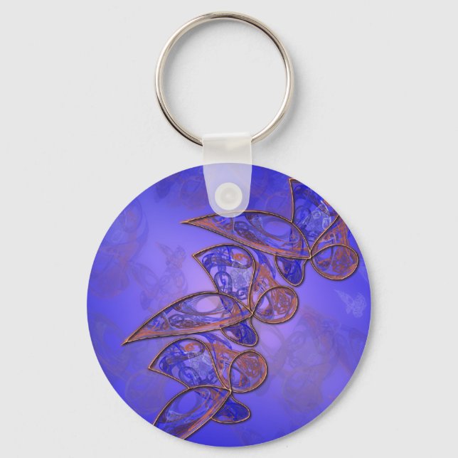 Nyckelkedja för kopparfjärilar nyckelring (Framsida)