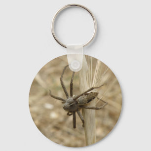 Nyckelkedja för krämig spider nyckelring