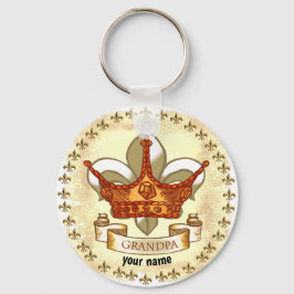 Nyckelkedja för kung Grandpa Nyckelring