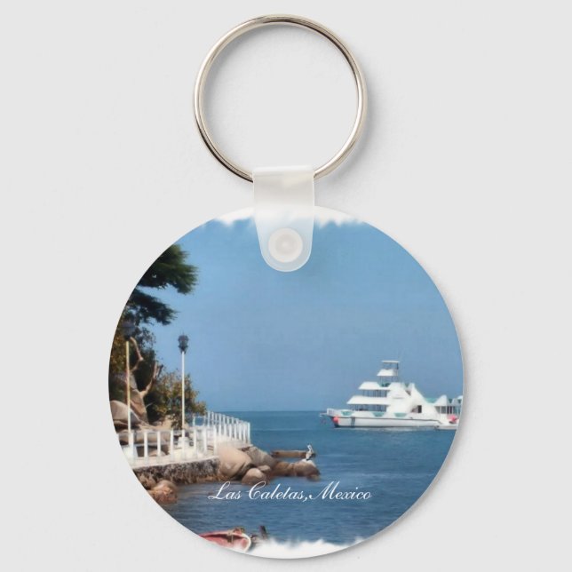 Nyckelkedja för Las Caletas Mexiko Nyckelring (Framsida)
