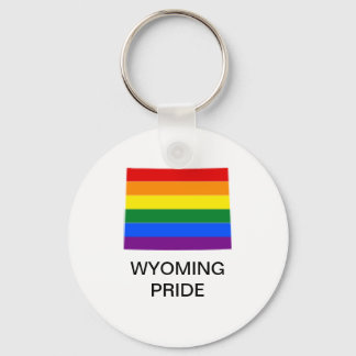 Nyckelkedja för LGBTQ Wyoming-Pridet Nyckelring