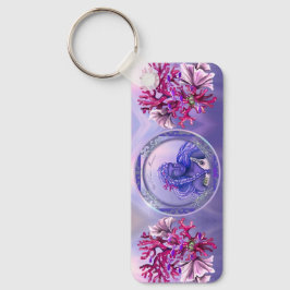 Nyckelkedja för lila Ocean Sjöjungfru Nyckelring