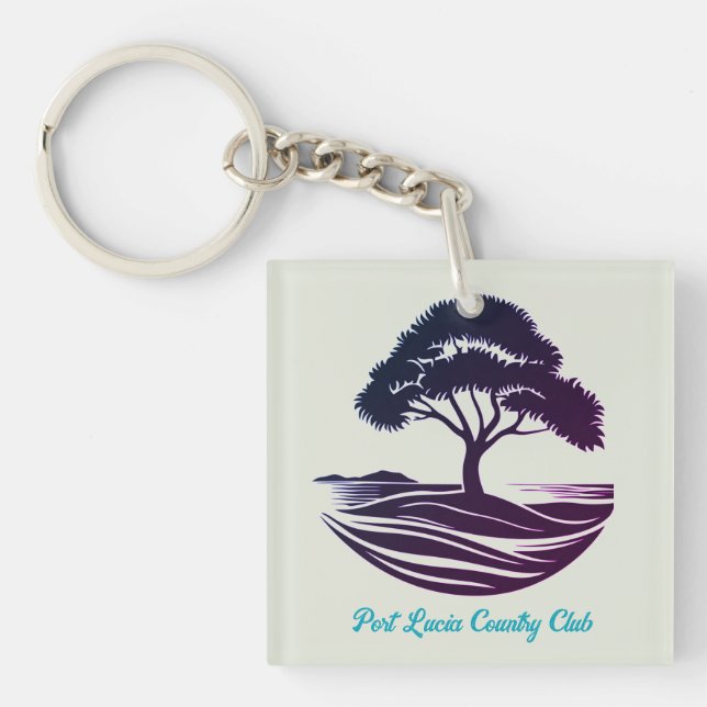 Nyckelkedja för Logotyp i Land Klubb (Framsidan)