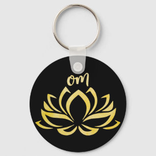 Nyckelkedja för Lotus Om Gult Nyckelring
