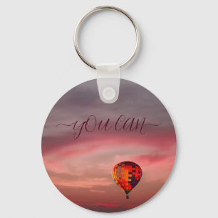 Nyckelkedja för luftballong av flygande färgad nyckelring