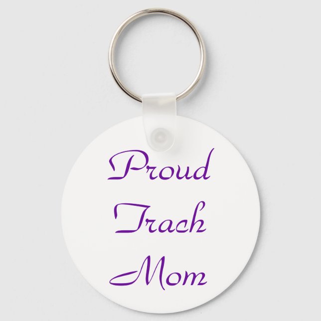 Nyckelkedja för Mamma i Proud Trach Nyckelring (Framsida)
