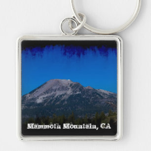 Nyckelkedja för Mammoth Mountain Fyrkantig Silverfärgad Nyckelring