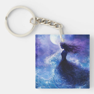 Nyckelkedja för månbelyst Drift-Ocean-Dream