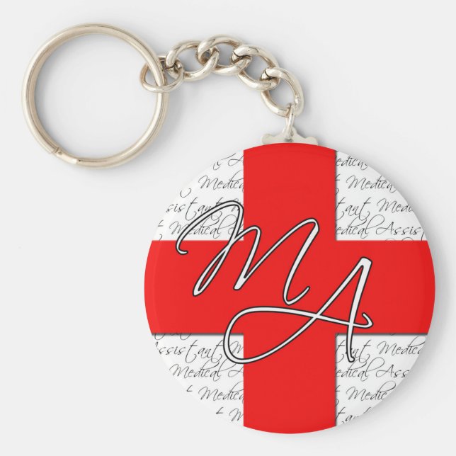 Nyckelkedja för medicinsk assistent nyckelring (Framsidan)