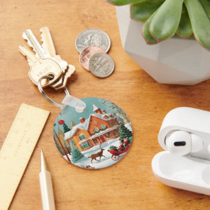 Nyckelkedja för Metall i elegant i God jul Nyckelring